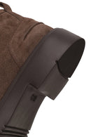 Male Mink Lace-Up Thick-Soled Suede Casual Boots | Derimod Male Mink Lace-Up Thick-Soled Suede Casual Boots | Derimod
