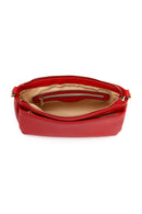 Women's Red Long Strap Leather Shoulder Bag | Derimod Women's Red Long Strap Leather Shoulder Bag | Derimod