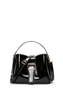 Women's Black Patent Leather Handbag | Derimod Women's Black Patent Leather Handbag | Derimod