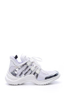 Kadın Gümüş Detaylı Sneaker | Derimod Kadın Gümüş Detaylı Sneaker | Derimod