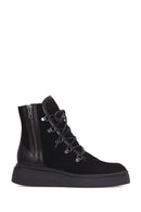 Women's Zippered Suede Boots | Derimod Women's Zippered Suede Boots | Derimod