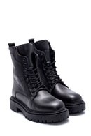 Women's Leather Zippered Boots | Derimod Women's Leather Zippered Boots | Derimod