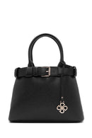 Kadın Siyah Uzun Askılı Kol Çantası | Derimod Kadın Siyah Uzun Askılı Kol Çantası | Derimod