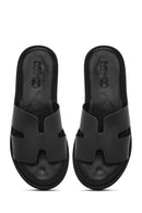 Women's Black Thick Soled Slippers | Derimod Women's Black Thick Soled Slippers | Derimod