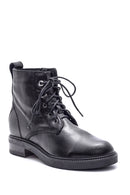 Women's Lace-Up Leather Boots | Derimod Women's Lace-Up Leather Boots | Derimod