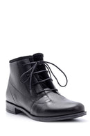 Women's Lace-Up Leather Boots | Derimod Women's Lace-Up Leather Boots | Derimod