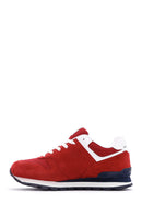 Hammer Jack Men's Red Suede Leather Colombia M Sneaker | Derimod Hammer Jack Men's Red Suede Leather Colombia M Sneaker | Derimod