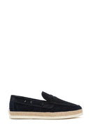 Erkek Lacivert Süet Deri Casual Loafer | Derimod Erkek Lacivert Süet Deri Casual Loafer | Derimod