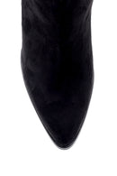 Women's Suede Heeled Boots | Derimod Women's Suede Heeled Boots | Derimod