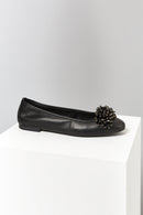 Boncuk Detaylı Kadın Deri Babet | Derimod Boncuk Detaylı Kadın Deri Babet | Derimod