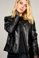 Latınıa Kadın Deri Ceket | Derimod Latınıa Kadın Deri Ceket | Derimod