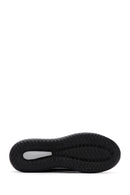 Derimod Zero Men's Black Lace-Up Thick Soled Fabric Sneaker | Derimod Derimod Zero Men's Black Lace-Up Thick Soled Fabric Sneaker | Derimod