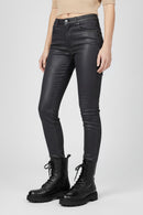 Woman Black Zippered Leather Postal Boots | Derimod Woman Black Zippered Leather Postal Boots | Derimod