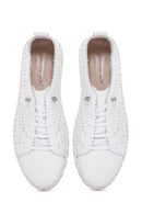 Kadın Beyaz Deri Comfort Ayakkabı | Derimod