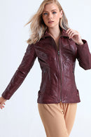 Tara Kadın Deri Ceket | Derimod Tara Kadın Deri Ceket | Derimod