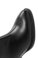 Women's Black Zippered Heeled Boots | Derimod Women's Black Zippered Heeled Boots | Derimod