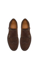 Male Brown Buckled Suede Casual Shoes | Derimod Male Brown Buckled Suede Casual Shoes | Derimod