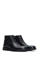 Men's Black Leather Classic Boots | Derimod Men's Black Leather Classic Boots | Derimod