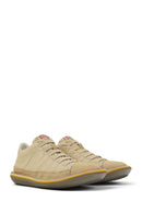 Camper Men's Beige Beetle Nubuck Leather Sneaker | Derimod Camper Men's Beige Beetle Nubuck Leather Sneaker | Derimod