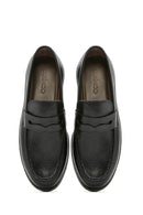 Erkek Siyah Deri Klasik Loafer | Derimod Erkek Siyah Deri Klasik Loafer | Derimod