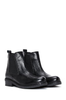 Women's Black Leather Chelsea Boots | Derimod Women's Black Leather Chelsea Boots | Derimod