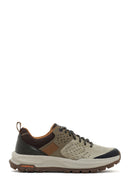 Skechers Men's Khaki Zeller Sports Shoes | Derimod Skechers Men's Khaki Zeller Sports Shoes | Derimod