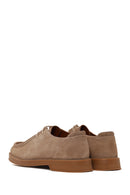 Male Beige Lace-Up Thick-Soled Suede Casual Shoes | Derimod Male Beige Lace-Up Thick-Soled Suede Casual Shoes | Derimod