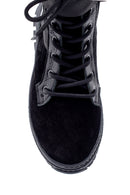 Women's Suede Leather Thick Soled Boots | Derimod Women's Suede Leather Thick Soled Boots | Derimod