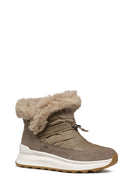 Geox Women's Mink D Spherica Active X2 Shearling Waterproof Leather Boots | Derimod Geox Women's Mink D Spherica Active X2 Shearling Waterproof Leather Boots | Derimod