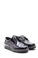 Kadın Bağcıklı Rugan Ayakkabı | Derimod Kadın Bağcıklı Rugan Ayakkabı | Derimod