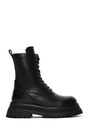 Women's Black Leather Boots | Derimod Women's Black Leather Boots | Derimod