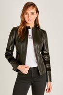 Caprı Kadın Deri Ceket | Derimod Caprı Kadın Deri Ceket | Derimod