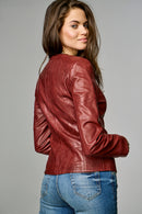 Sarah Kadın Deri Ceket | Derimod Sarah Kadın Deri Ceket | Derimod