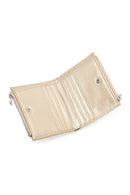 Women's Yellow Metallic Wallet | Derimod Women's Yellow Metallic Wallet | Derimod