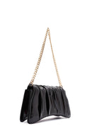 Women's Black Chain Strap Patent Leather Shoulder Bag | Derimod Women's Black Chain Strap Patent Leather Shoulder Bag | Derimod