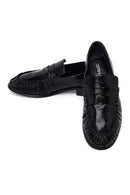 Kadın Siyah Deri Maskülen Loafer | Derimod Kadın Siyah Deri Maskülen Loafer | Derimod