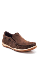 Erkek Deri Nubuk Loafer | Derimod Erkek Deri Nubuk Loafer | Derimod