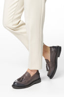 Geox Kadın Kahverengi Serilda Deri Maskülen Loafer | Derimod Geox Kadın Kahverengi Serilda Deri Maskülen Loafer | Derimod