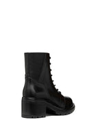 Geox Kadın Siyah Damiana Fermuarlı Kalın Topuklu Deri Bot | Derimod Geox Kadın Siyah Damiana Fermuarlı Kalın Topuklu Deri Bot | Derimod