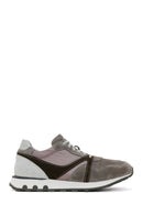 Men's Mink Leather Suede Detailed Sneaker | Derimod Men's Mink Leather Suede Detailed Sneaker | Derimod