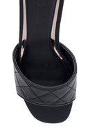 Women's Quilted Heeled Slippers | Derimod Women's Quilted Heeled Slippers | Derimod