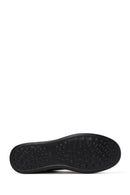 Men's Navy Blue Leather Sneaker | Derimod Men's Navy Blue Leather Sneaker | Derimod