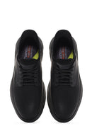 Skechers Erkek Siyah Gervin Deri Sneaker | Derimod Skechers Erkek Siyah Gervin Deri Sneaker | Derimod