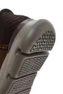 Skechers Men's Brown Garza Gervin Leather Sneaker | Derimod Skechers Men's Brown Garza Gervin Leather Sneaker | Derimod