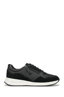 Geox Kadın Siyah Bulmya Bağcıklı Deri Sneaker | Derimod Geox Kadın Siyah Bulmya Bağcıklı Deri Sneaker | Derimod