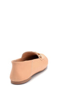 Kadın Zincir Detaylı Deri Loafer | Derimod Kadın Zincir Detaylı Deri Loafer | Derimod