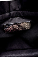 Women's Snakeskin Patterned Mini Shoulder Bag | Derimod Women's Snakeskin Patterned Mini Shoulder Bag | Derimod