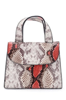 Women's Snakeskin Patterned Mini Shoulder Bag | Derimod Women's Snakeskin Patterned Mini Shoulder Bag | Derimod