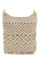 Women's Knitted Tassel Detailed Bag | Derimod Women's Knitted Tassel Detailed Bag | Derimod