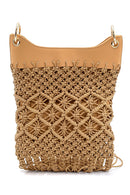 Women's Knitted Tassel Detailed Bag | Derimod Women's Knitted Tassel Detailed Bag | Derimod